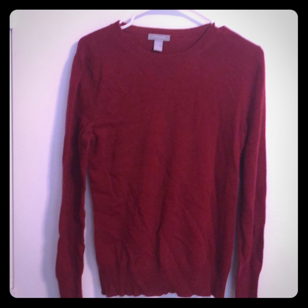 Hayden Red Cashmere Sweater - Size L